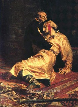 イワン雷帝とその息子 dt1 ロシア・リアリズム イリヤ・レーピン Oil Paintings